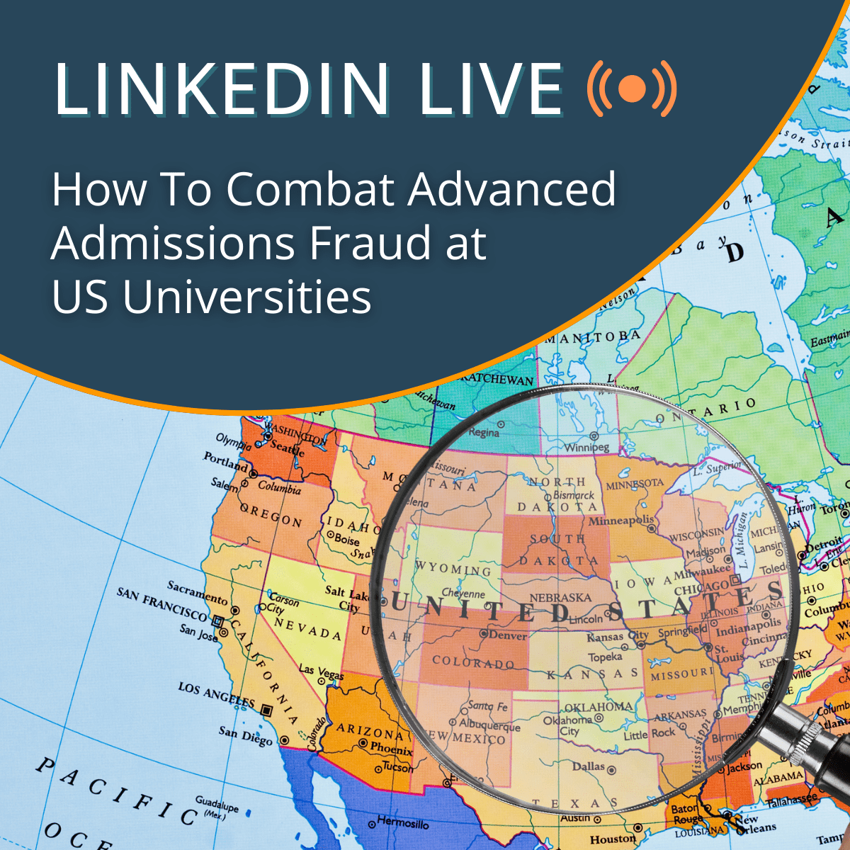 linked in live with subject on how to combat advanced admissions fraud at us universities